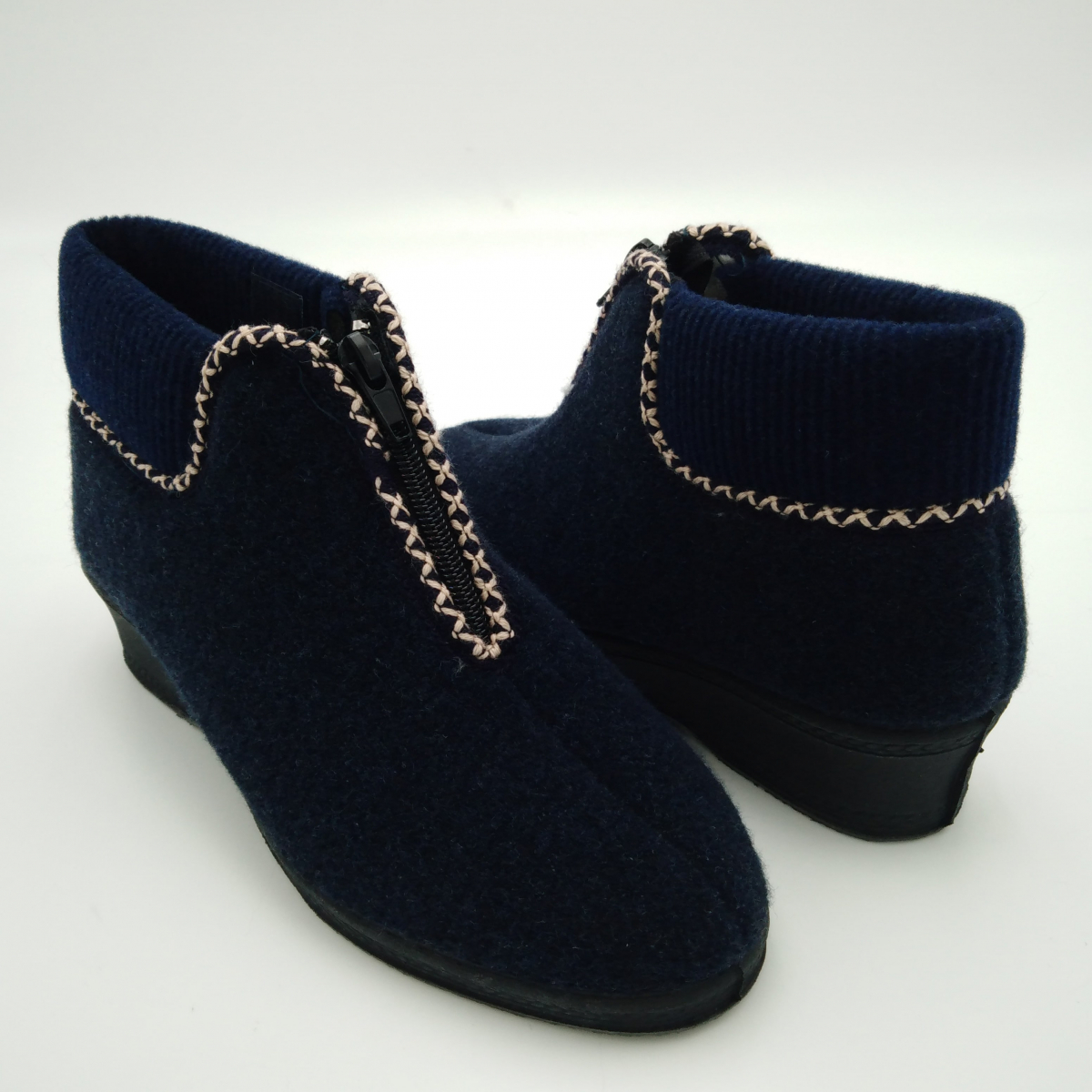 Davema -Pantofola lana blu...