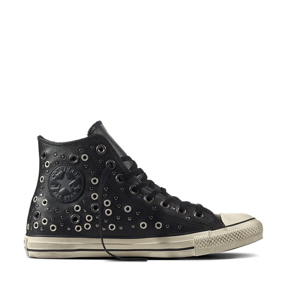 converse all star pelle nere